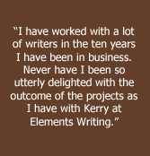 writing testimonial